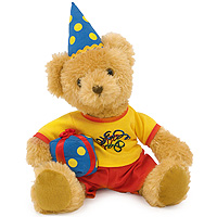 Медведь "С Днем рождения". Мягкая игрушка, 32 см