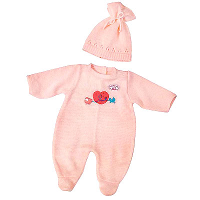 Комплект одежды "Сердечко". Аксессуар для кукол "Baby Annabell" (46 см)
