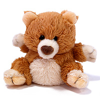 Медведь. Мягкая игрушка, цвет: бежевый, 7,5 см