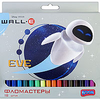 Фломастеры "WALL-E", 18 цветов