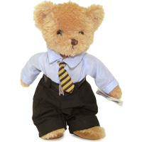Мягкая игрушка "Медведь бизнесмен", 27 см